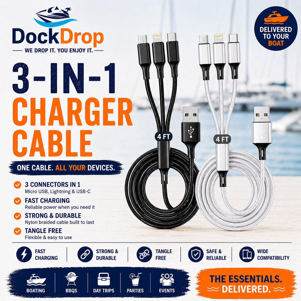 3-1 Device Charger Cable